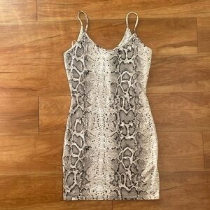 Windsor snake print mini dress sz S